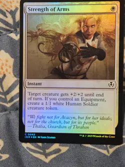 Strength of Arms FOIL 0042 - Innistrad Remastered MTG Magic - Image 2