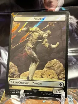 MTG | Moogle - Zombie Token (⚡Surge Foil⚡) [FINAL FANTASY] - Image 1