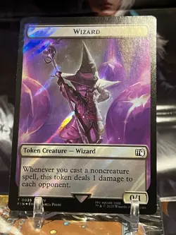 MTG | Hero (0030) - Wizard (0035) Token (⚡Surge Foil⚡) [FINAL FANTASY] - Image 1