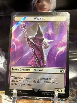 MTG | Hero (0031) - Wizard (0035) Token (⚡Surge Foil⚡) [FINAL FANTASY] - Image 1