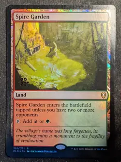 Spire Garden - Foil Prerelease - Commander Legends: Baldur's Gate (MTG) - Image 1