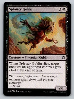 MTG Splatter Goblin 109/281 Regular - Image 1