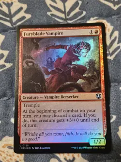 Furyblade Vampire FOIL Innistrad Remastered MTG Magic - Image 1