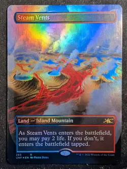 Steam Vents - Foil Borderless - Unfinity (MTG) - Image 1
