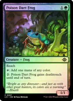 MTG - Poison Dart Frog - Foil - LCI - Magic the Gathering - Image 1