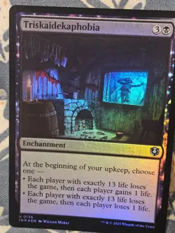 Triskaidekaphobia Foil 136 Innistrad Remastered INR Magic MTG - Image 1
