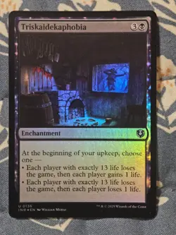 Triskaidekaphobia Foil 136 Innistrad Remastered INR Magic MTG - Image 2