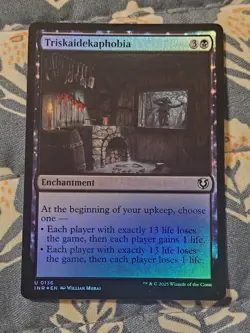 Triskaidekaphobia Foil 136 Innistrad Remastered INR Magic MTG - Image 3