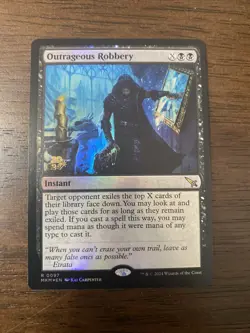 Outrageous Robbery - Foil Promo 2024 Karlov Manor | NM | MTG - Image 1