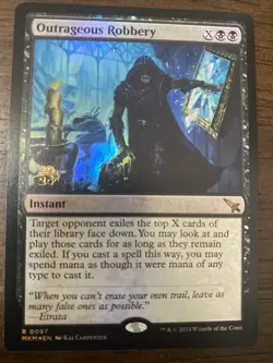 Outrageous Robbery - Foil Promo 2024 Karlov Manor | NM | MTG - Image 2