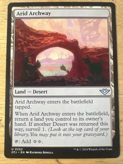 x1 Arid Archway OTJ MTG 252 UNCOMMON M/NM 1x - Image 1