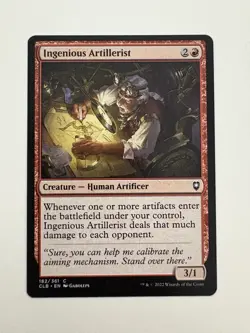 Ingenious Artillerist MTG Magic the Gathering Card NM Near Mint CLB - Image 1