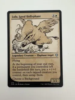 Lulu Loyal Hollyphant Showcase MTG Magic the Gathering Card NM Near Mint CLB - Image 1