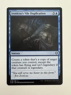 Irenicus’s Vile Duplication MTG Magic the Gathering Card NM Near Mint CLB - Image 1