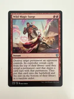 Wild Magic Surge MTG Magic the Gathering Card NM Near Mint CLB - Image 1