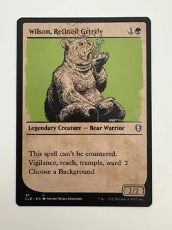 Wilson Refined Grizzly Showcase MTG Magic the Gathering Card NM Near Mint CLB - Image 1