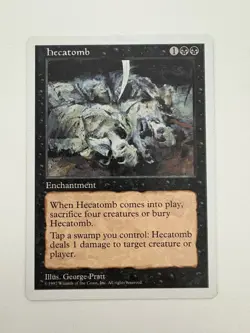 Hecatomb MTG Magic the Gathering Card NM Near Mint 5ED - Image 1
