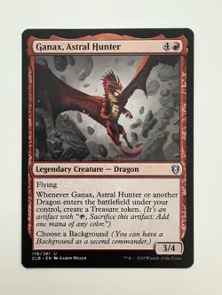 Ganax Astral Hunter MTG Magic the Gathering Card NM Near Mint CLB - Image 1