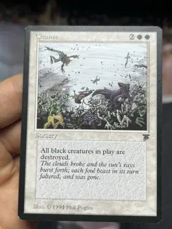 English Cleanse 🚫 Legends 🚫 Banned Card 🚫 Unplayed / Mostly Clean Mtg (1913) - Image 1