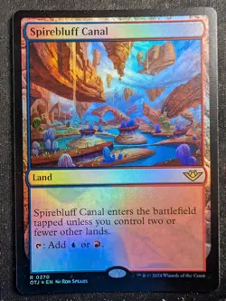Spirebluff Canal - Foil - Outlaws of Thunder Junction (MTG) - Image 1