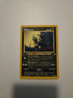 Pokemon TCG Murkrow Neo Revelation Card 46/64 Regular LP - Image 1