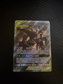 Pokemon TCG Card - Umbreon & Darkrai GX SM241 Sun & Moon Promo Card - Image 1