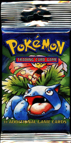 3x BASE SET Booster Packs (Artset) SEALED HANGER/LONG CRIMP WOTC Pokemon Cards - Image 5