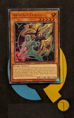 RA01-EN006 Artifact Lancea Ultra Rare 1st Edition YuGiOh Card - Image 1