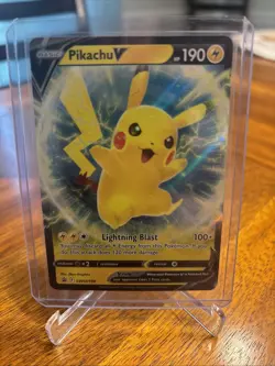 Pokemon TCG SWSH: Sword & Shield Promo Cards #SWSH198 Pikachu V - Image 1