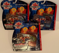 NEW Set of 3 Pyrus Bakugan Battle Brawlers 10 Card Power Packs - Image 1