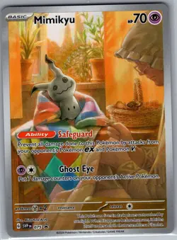 Mimikyu SVP 075 - Paldean Fates ETB Promo - Pokemon Card - NM - Image 1