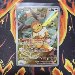 Pokemon Card TCG - Eevee SVP 173 Scarlet & Violet Black Star Promo Near Mint - Image 1