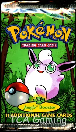 JUNGLE (Wigglytuff Art) SEALED Booster Pack WOTC Pokemon Cards - Image 1