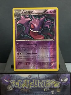 Pokemon Card Gengar 60/162 Breakthrough Reverse Holo Rare NM - Image 1