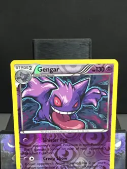 Pokemon Card Gengar 60/162 Breakthrough Reverse Holo Rare NM - Image 2