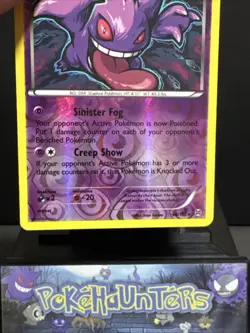 Pokemon Card Gengar 60/162 Breakthrough Reverse Holo Rare NM - Image 3