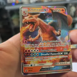Charizard GX SM195 Sm Holo Sun & Moon Black Star Promo Pokemon card - Image 2