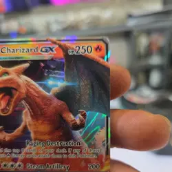 Charizard GX SM195 Sm Holo Sun & Moon Black Star Promo Pokemon card - Image 3