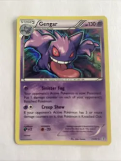 Pokemon Gengar TCG XY Breakthrough Holo Rare Card 60/162 - Image 1