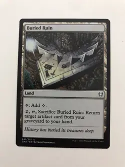 Buried Ruin MTG Magic the Gathering Card NM Near Mint CM2 - Image 1