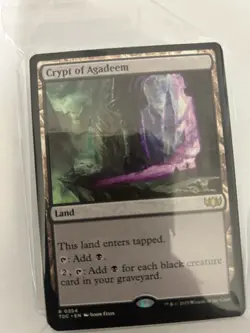 x1 Crypt of Agadeem R MTG Commander: Tarkir: Dragonstorm M/NM, English - Image 1