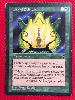 MTG 1X City of Solitude X1 Visions Magic - HP - Image 1