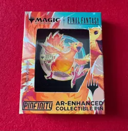 MTG Final Fantasy Chocobo Pinfinity Enhanced Promo Pin and Mini Poster - Image 4