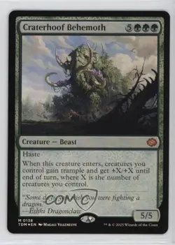 Craterhoof Behemoth Magic: Tarkir: Dragonstorm TDM #0138 - Image 1
