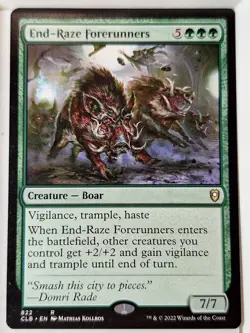 End-Raze Forerunners - Commander Baldur's Gate - Magic the Gathering MTG Nice! - Image 1