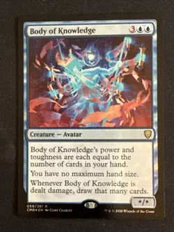 1x Foil Body of Knowledge (59) Commander Legends LP MTG Magic the Gathering x1 - Image 1