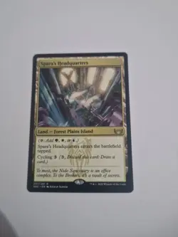 Spara's Headquarters Streets of New Capenna, Magic: The Gathering Rare land NM. - Image 1