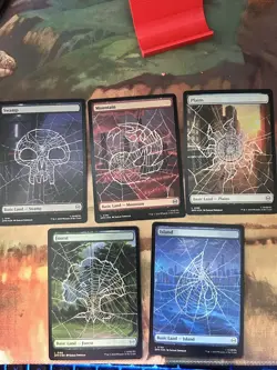 Marvel's Spider-Man Full Art Basic Lands (Foil) NM/M MTG - Image 1