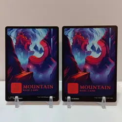 Magic The Gathering Mountain #290 Full Art NM Lot Of 2 Lost Caverns Of Ixalan - Image 1