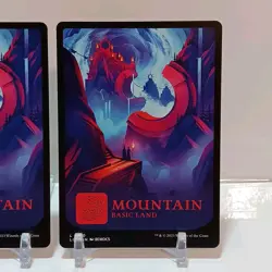 Magic The Gathering Mountain #290 Full Art NM Lot Of 2 Lost Caverns Of Ixalan - Image 3